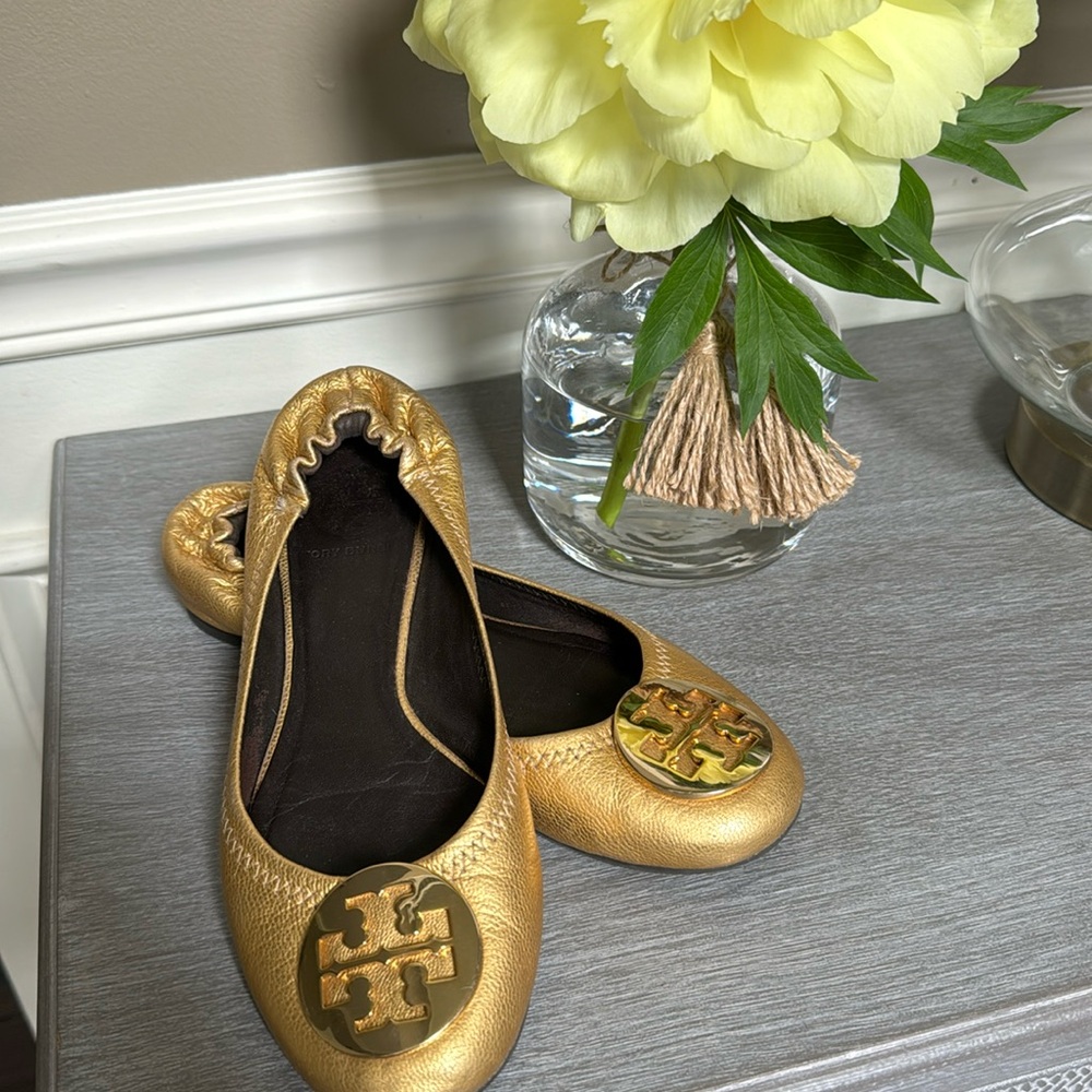 Tory Burch Reva ballerina flats. Size 7